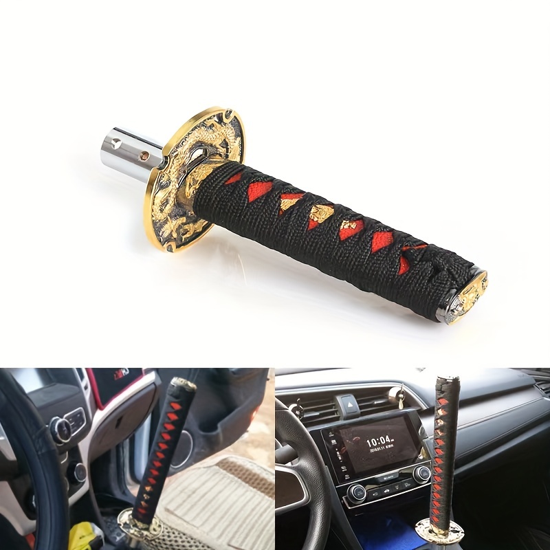 Car Gear Knob Samurai Sword Gear Stick Aluminium Alloy Car Universal  Accessories