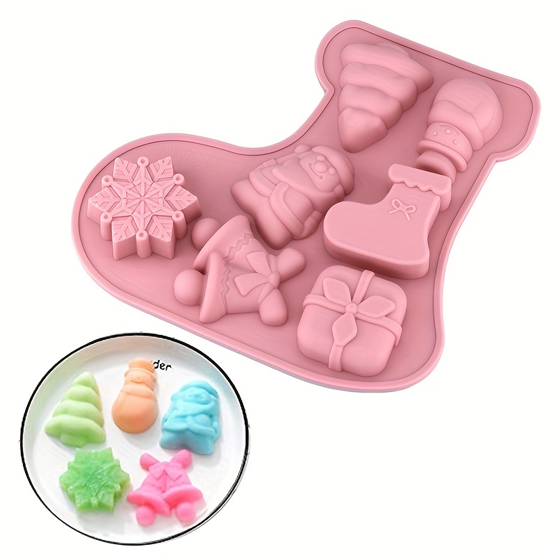 Christmas Chocolate Mold 3d Silicone Mold Candy Mold Pudding - Temu