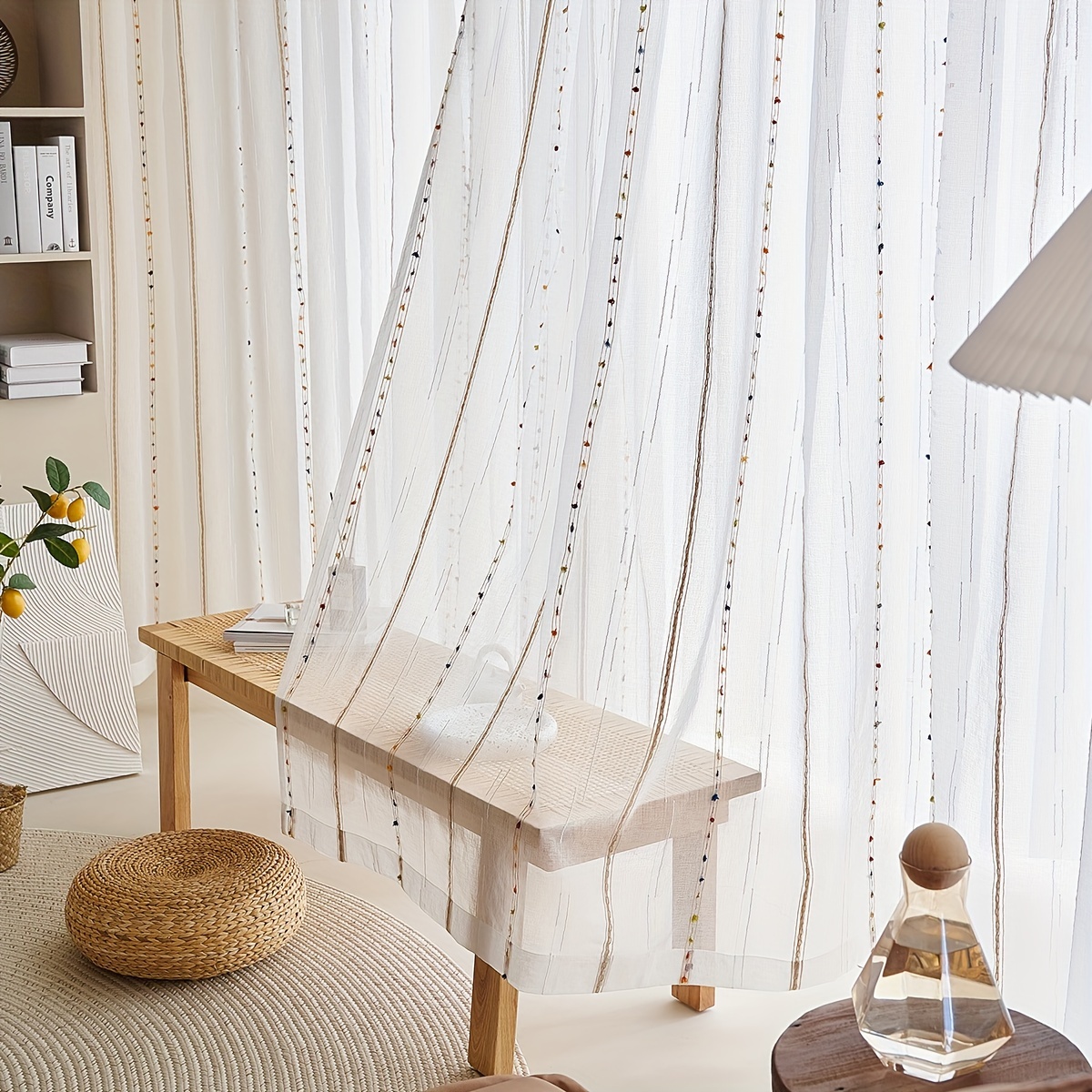 Tende per soggiorno camera da letto cucina decorazione della casa tende  moderno stile minimalista poliestere maglia
