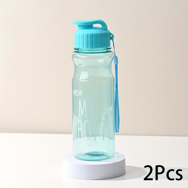 Transparent Portable Water Bottle, Plastic Lightweight Water Cup