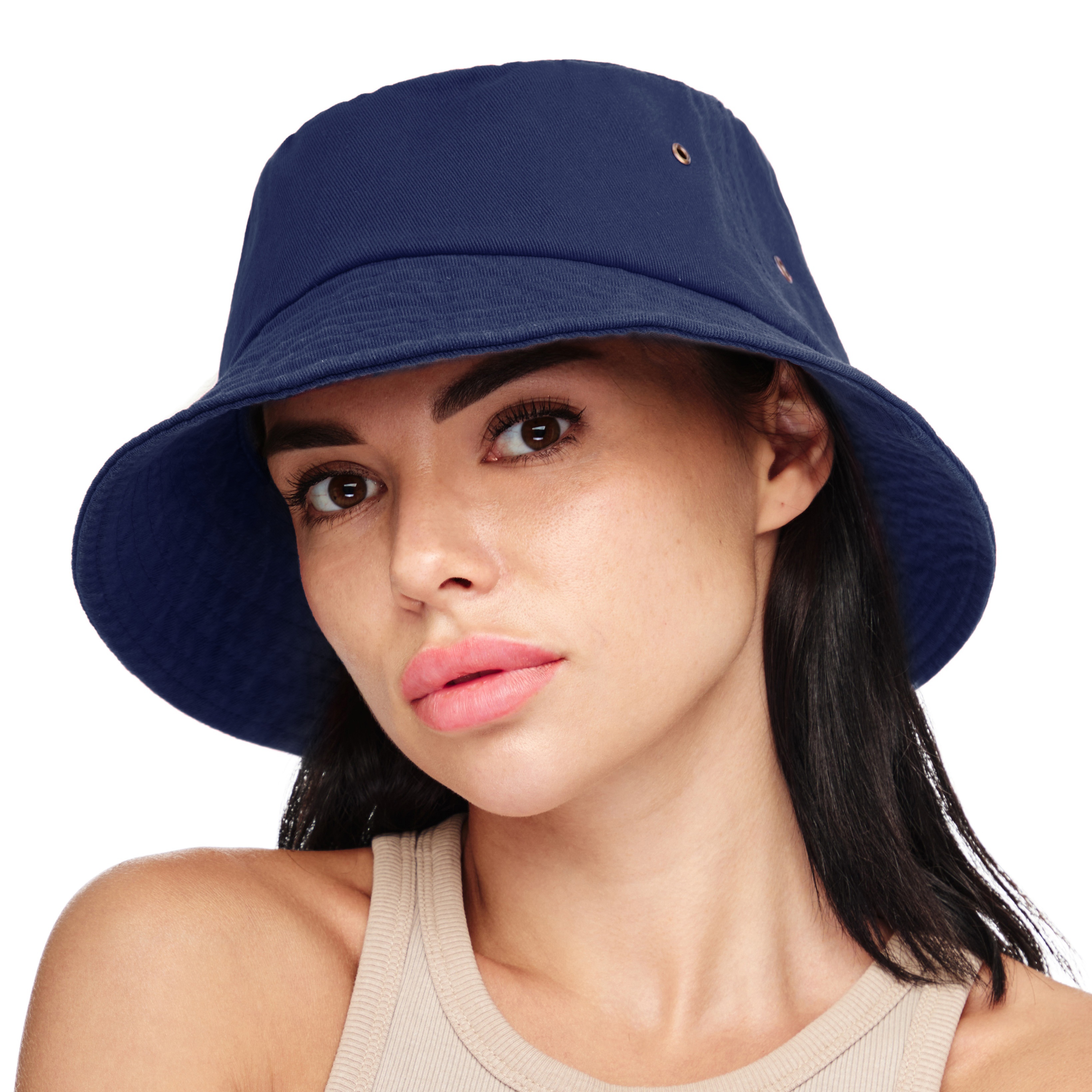 Vintage Solid Color Bucket Hat Casual Cotton Sun Hat Unisex UV Protection Sun Beach Boonie Hats For Hiking Fishing,Colour