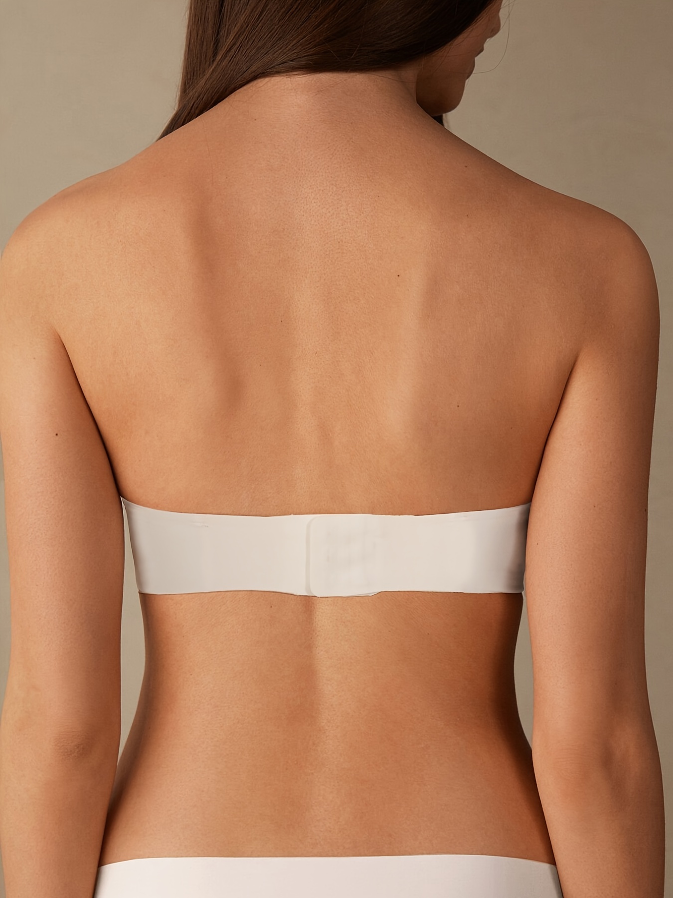 Strapless Bandeau Bra Comfy Seamless Full Coverage Invisible - Temu