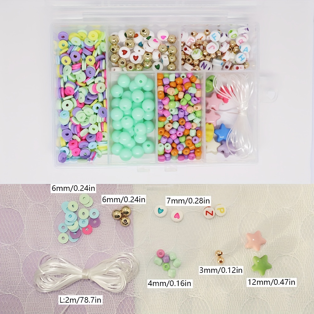 Colorful Mixed Glass Beads Polymer Clay Sheet Star Shape - Temu Canada