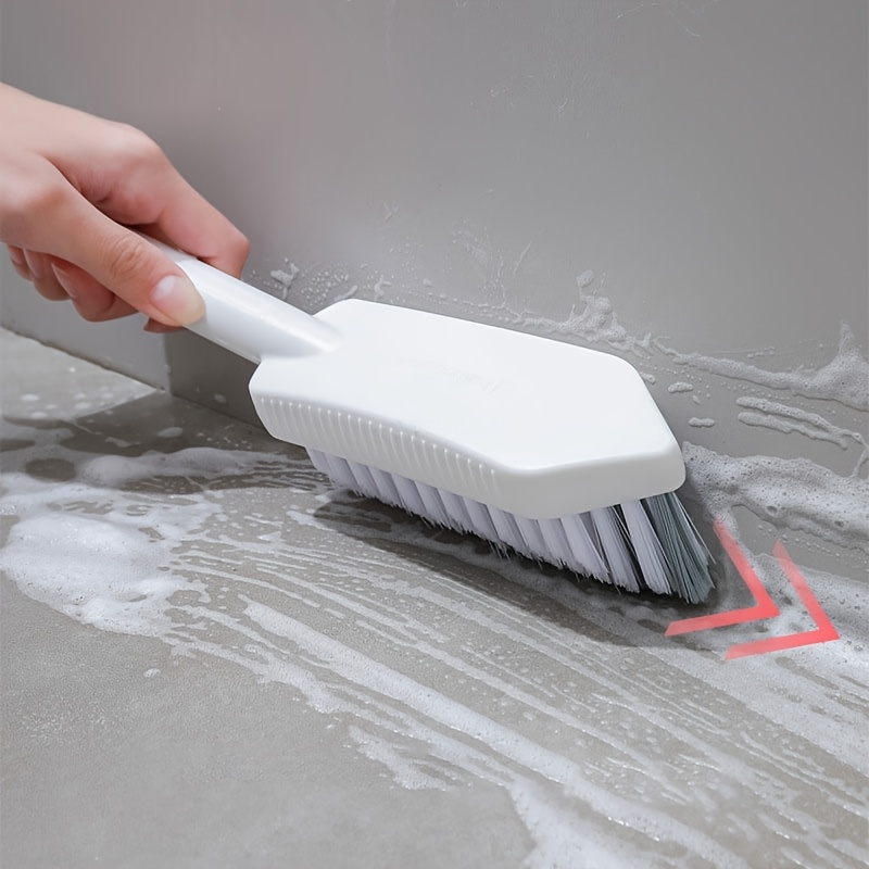 1pc Bathroom Brush; Tile Corner Crevice Brush; Multifunctional Cleaning  Brush; Floor Drain Brush 9.06x4.13