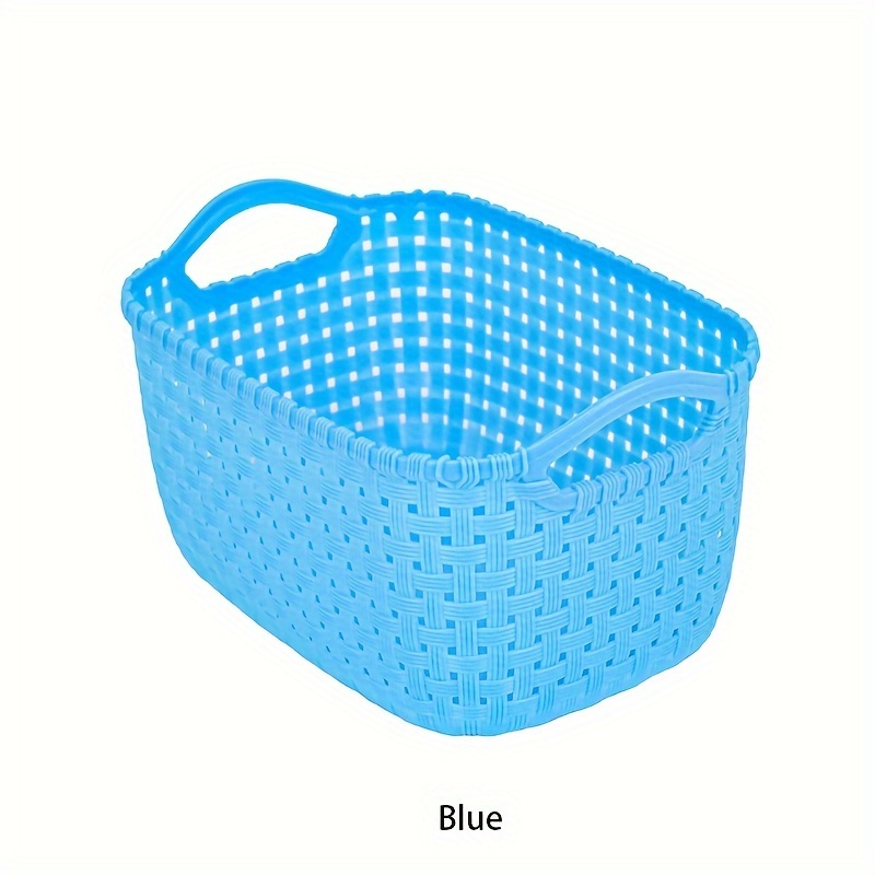 Portable Desktop Storage Box, Hollow Plastic Lidless Storage Basket For  Cosmetic, Stationary, Toiletry, Medicine And Sundries, Household  Multi-functional Storage Organizer - Temu