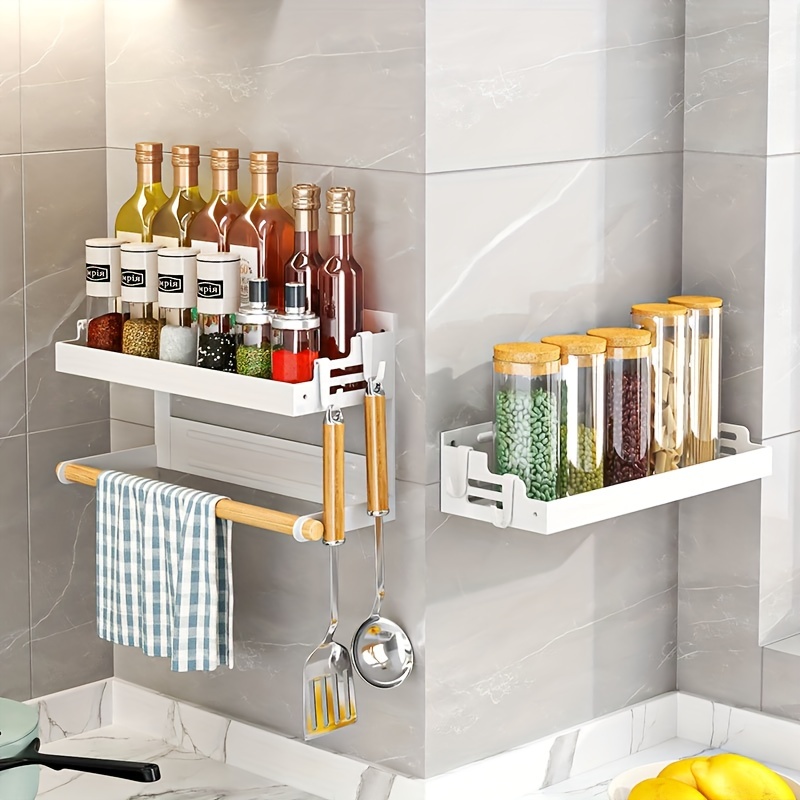 Bathroom Shower Caddy, Wall-mounted Shower Organizer, Spice Rack