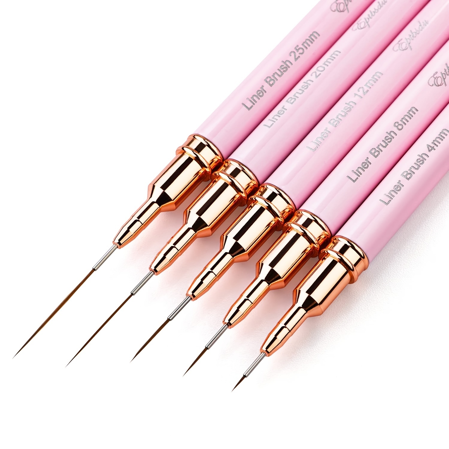 Nail Art Liner Brushes Nail Art Brush For Long Lines Liner - Temu