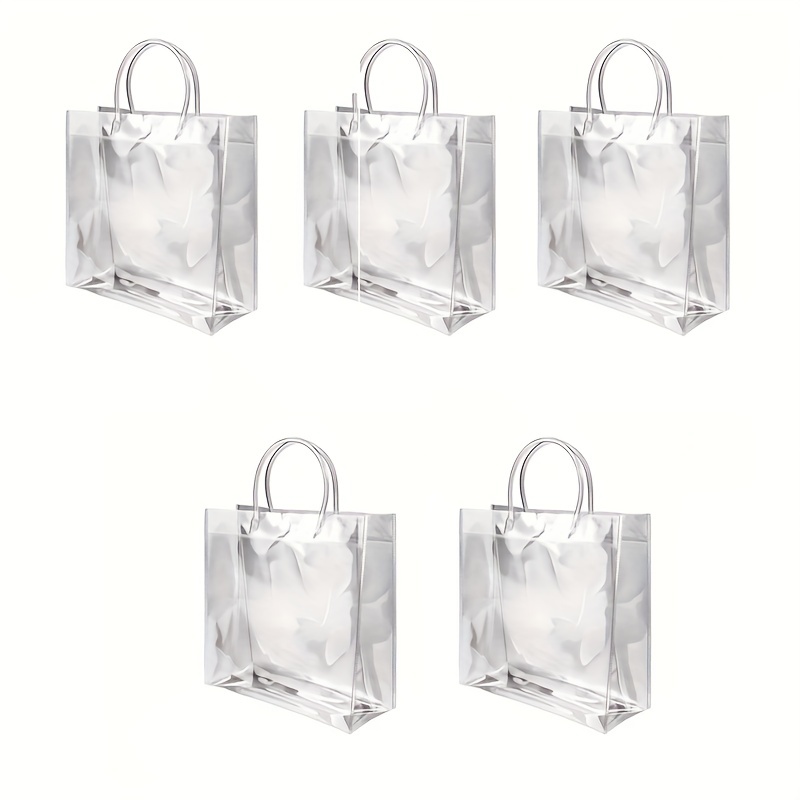 Bolsas de plástico con asa para embalaje de joyería, bolsitas