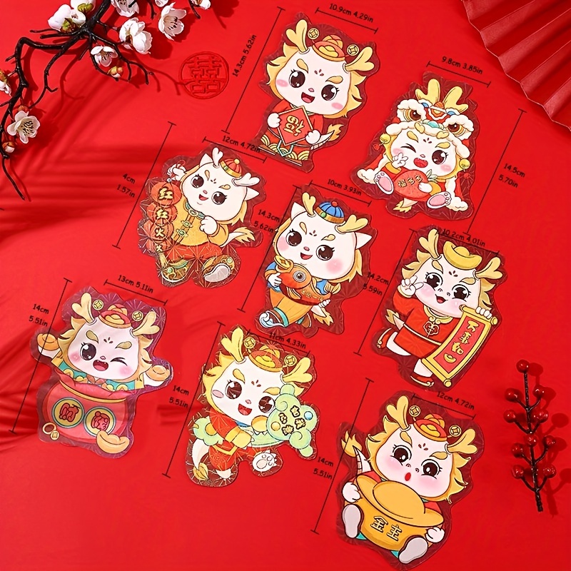 Chinese Red Packets Red Packets Chinese New Year Decoration - Temu ...