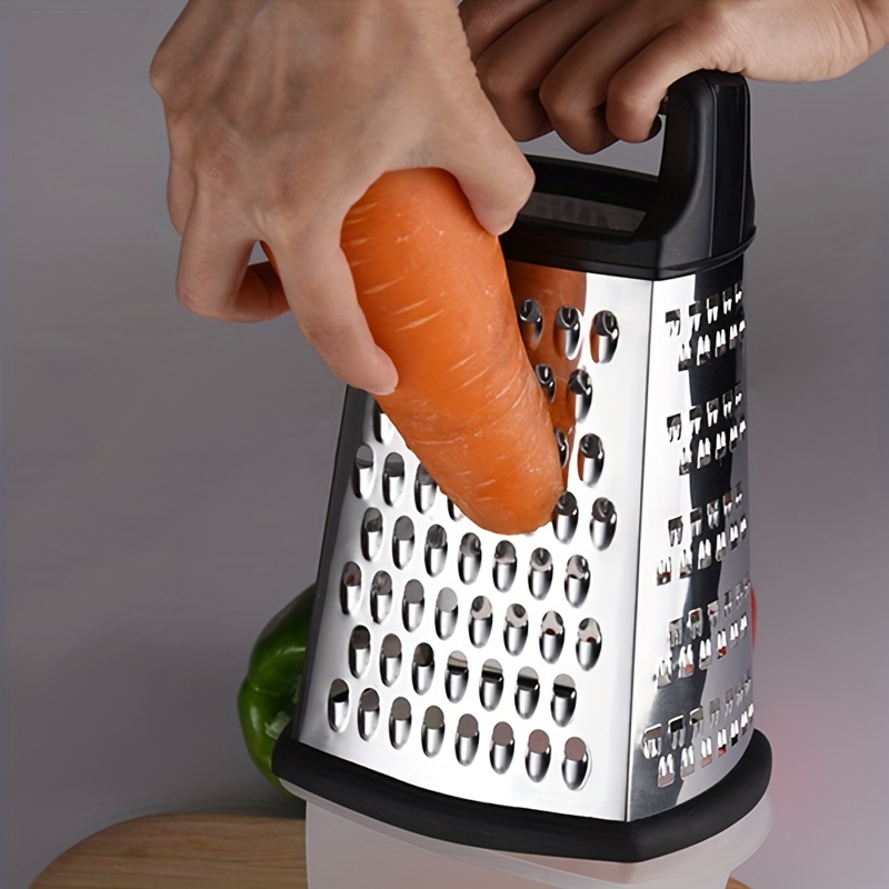 Stainless Steel Grater 6 Sided Blades Vegetables Grater Shredder Carrot  Cucumber Slicer Cutter Box Container Kitchenware