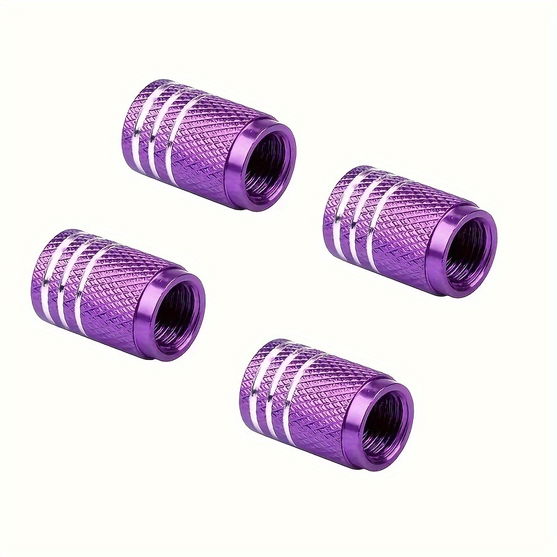4pcs Colorful American Valve Cap Tire Dust Cap