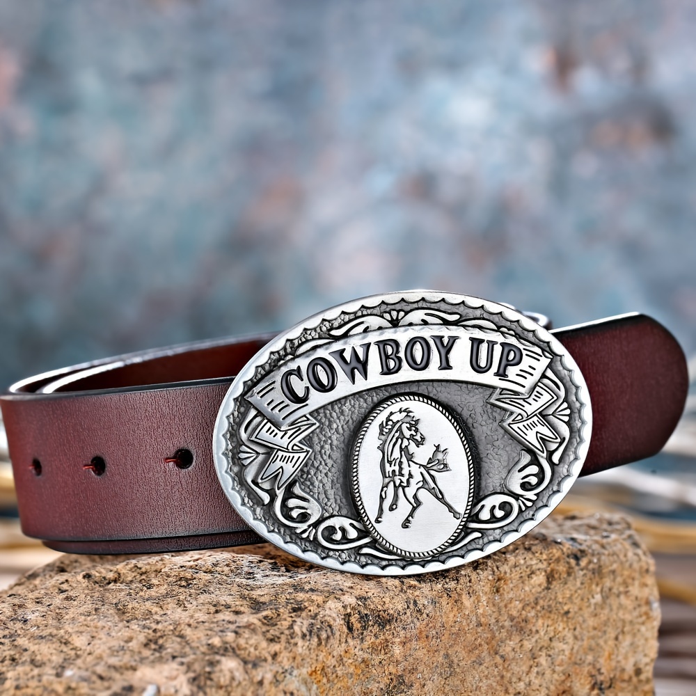 KDG Men's Western Cowboy Rodeo Belt Buckle