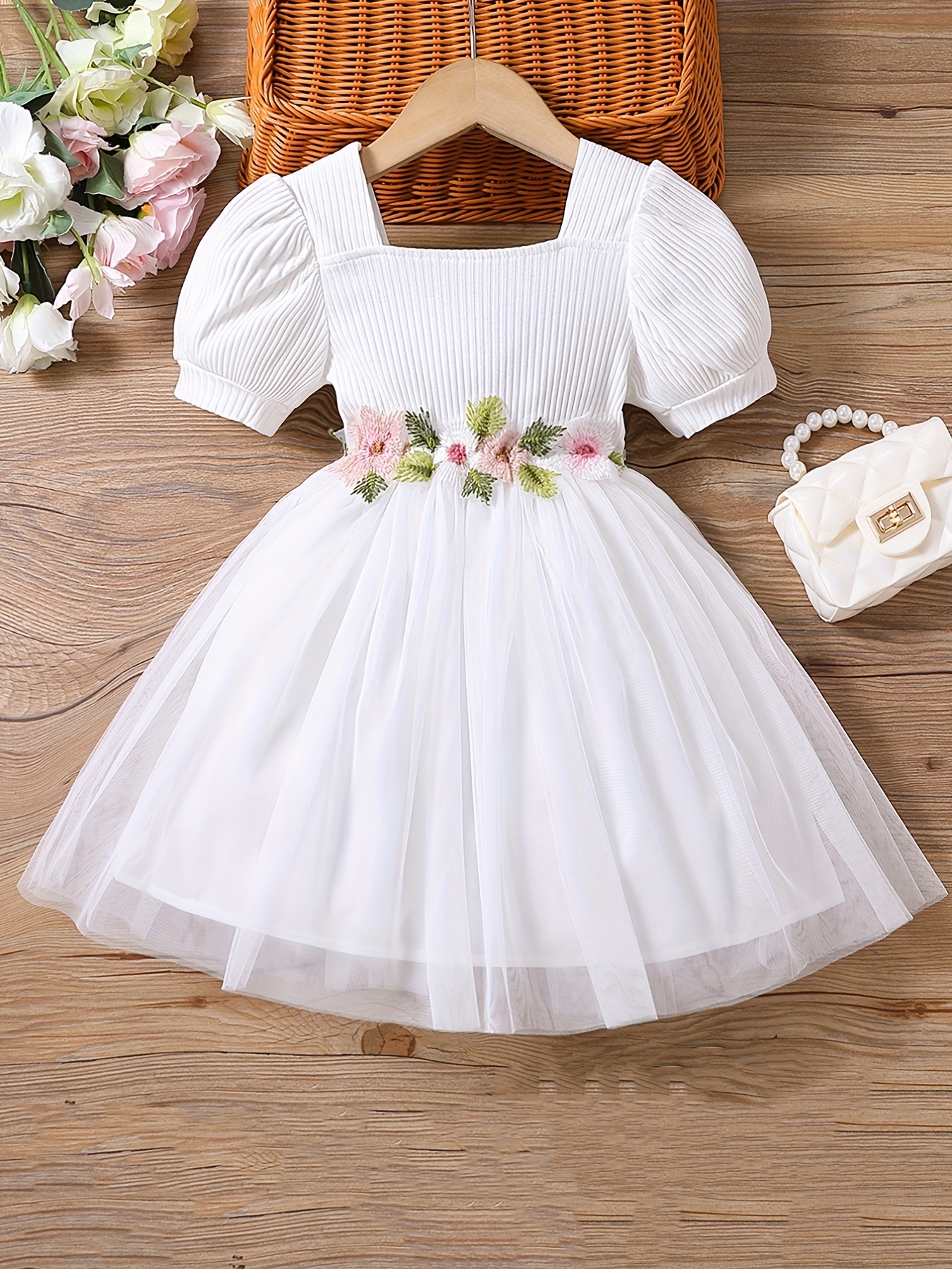 White Tulle Dress - Temu Canada