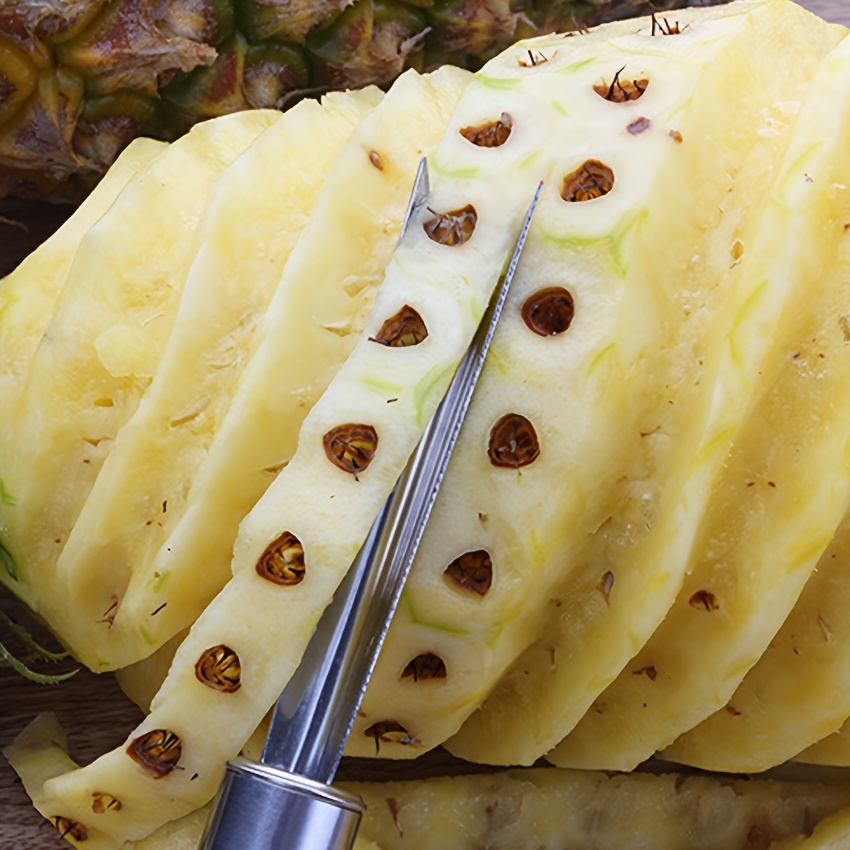 Bending Knife Fruit Knife Stainless Steel Pineapple Knife Mango Knife  Multi-functional Peeling Knife Roast Sausage Special Knife Cutting Hy9195 -  Temu