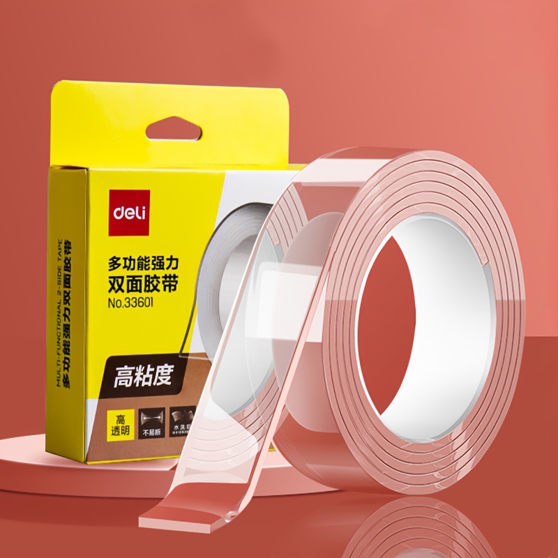 Ivy Grip Double Sided, Transparent Tape Heavy Duty - Multipurpose  Removable, Traceless, Mounting Adhesive Tape for Walls
