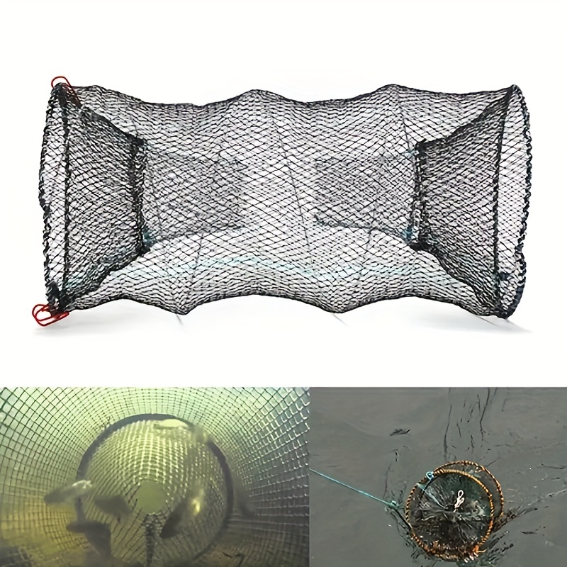Fishing Bait Trap, 2 Packs Crab Trap Minnow Trap Crawfish Trap, Lobster  Shrimp Collapsible Cast Net Fishing Nets, Portable Folded Fishing  Accessories