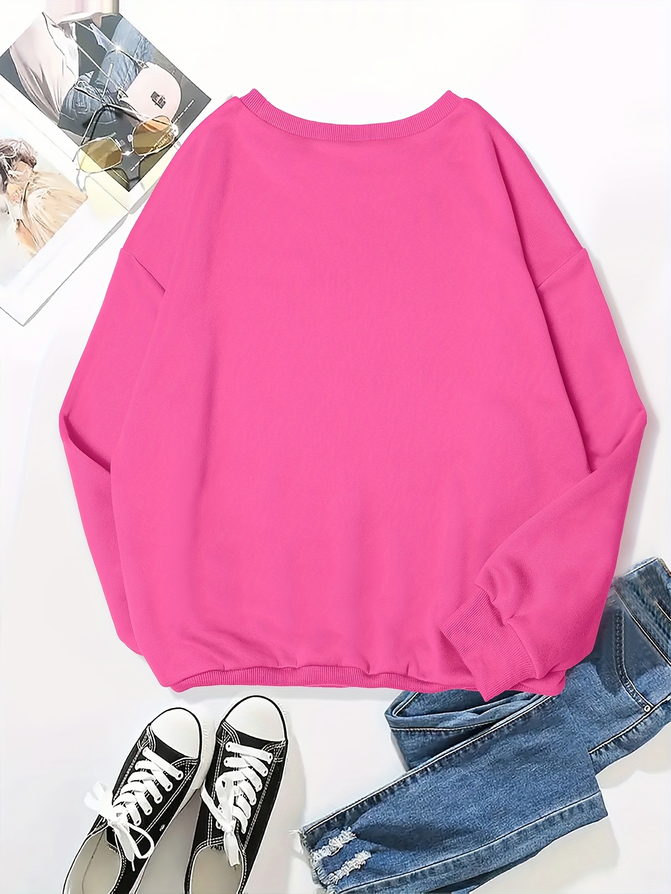 H and m hot sale pink sweatshirt