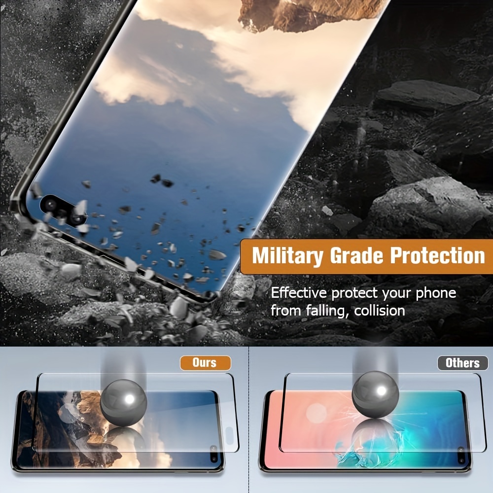 For Galaxy S10 Plus Lite + Screen Protector [fingerprint - Temu