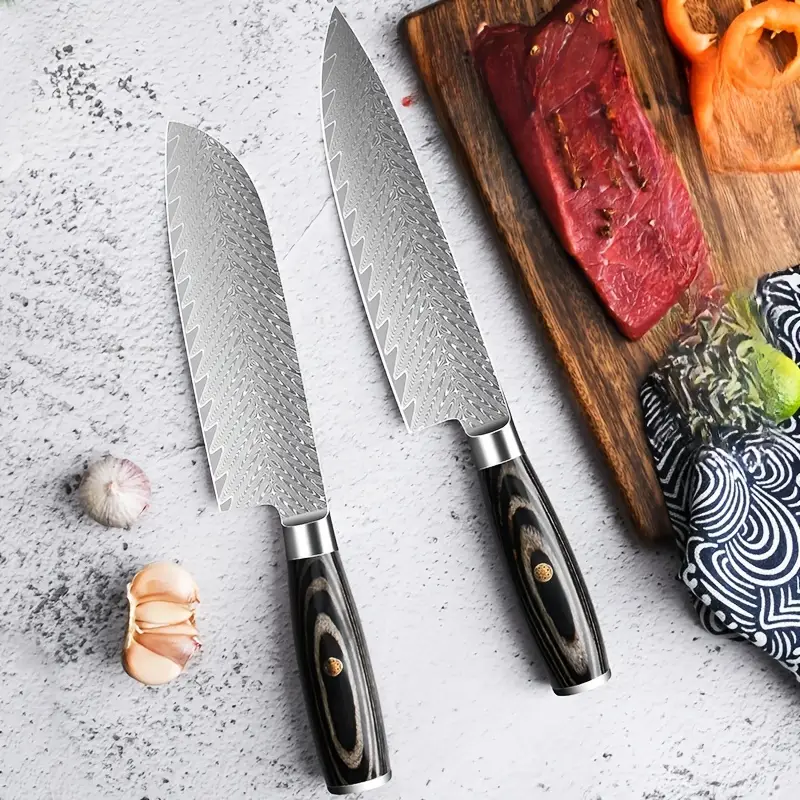 Chef Knife, Stainless Steel Sharp Kitchen Knife, Household Sushi