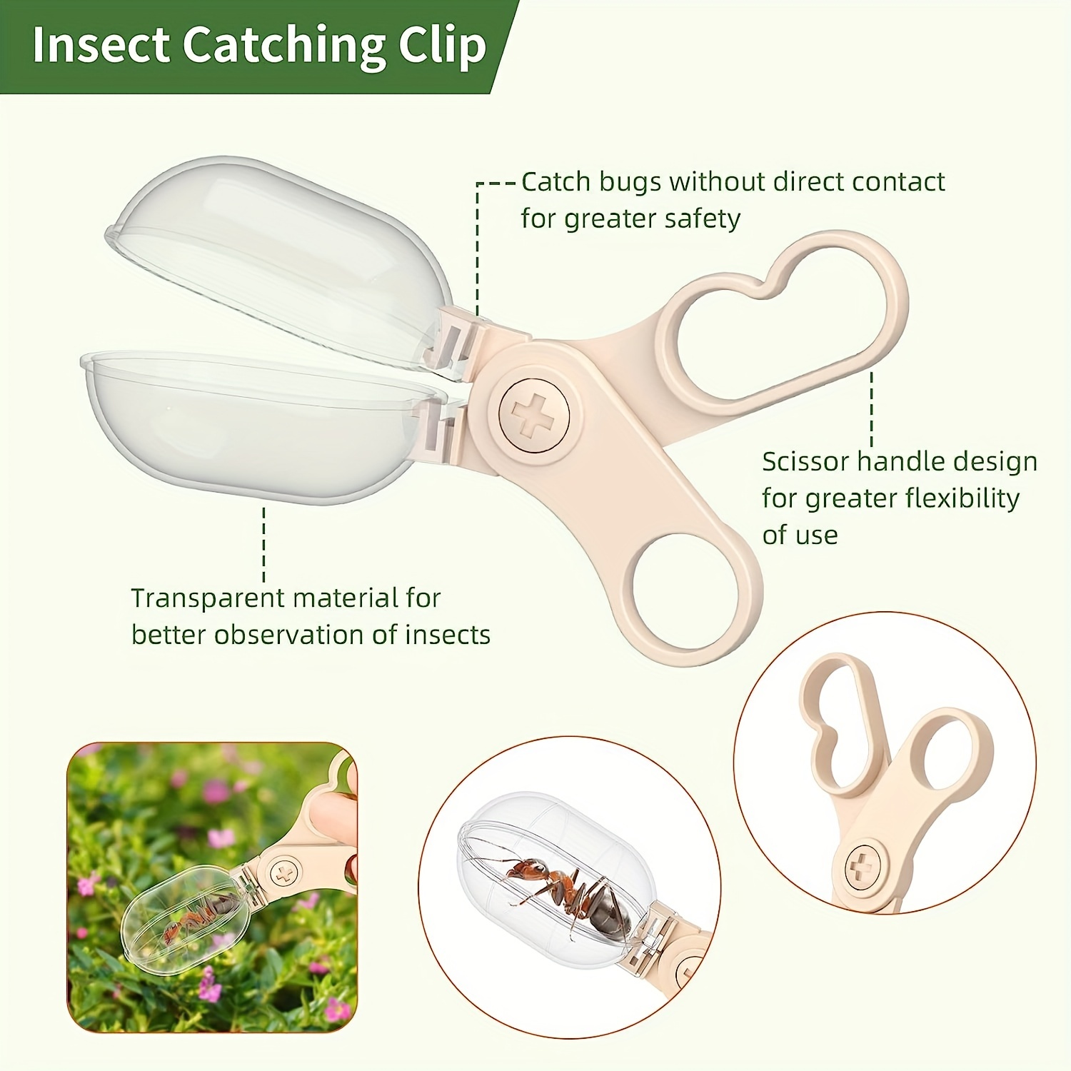 Kids Bug Catcher Kit for Outdoor Explorer Bug Collection, Magnifying Glass,  Butterfly Net, Critter Case, Tweezers and Bug Observation Container for  Boys and Gir…