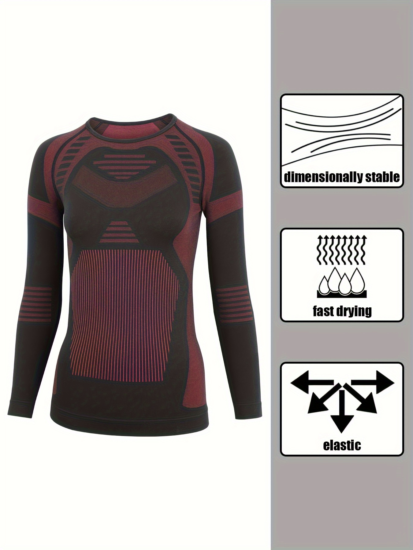  Women's 2-in-1 Built-in Bra Thermal Underwear Autumn Lace  Seamless Solid Soft High Stretch Heating Vest (and,L) : Sports & Outdoors