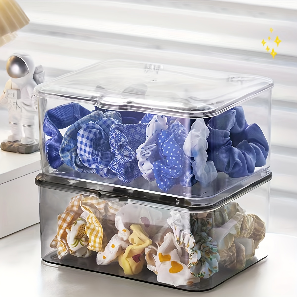 1pc Hair Accessories Storage Box Jewelry Organizer With 5 Compartments For  Hair Ties, Clips, Headbands, And Hairpins