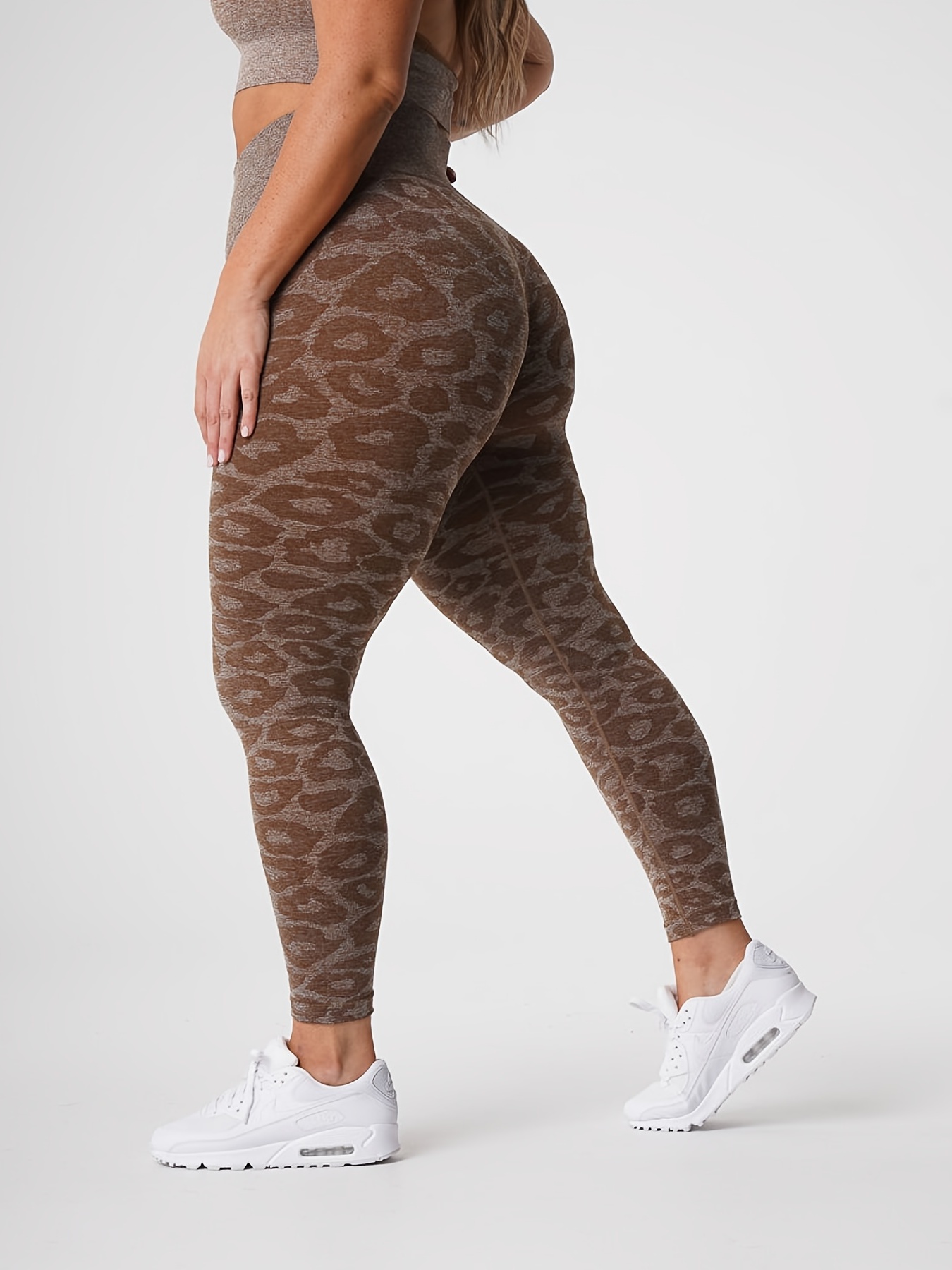 Leopard Print Leggings - Temu Canada
