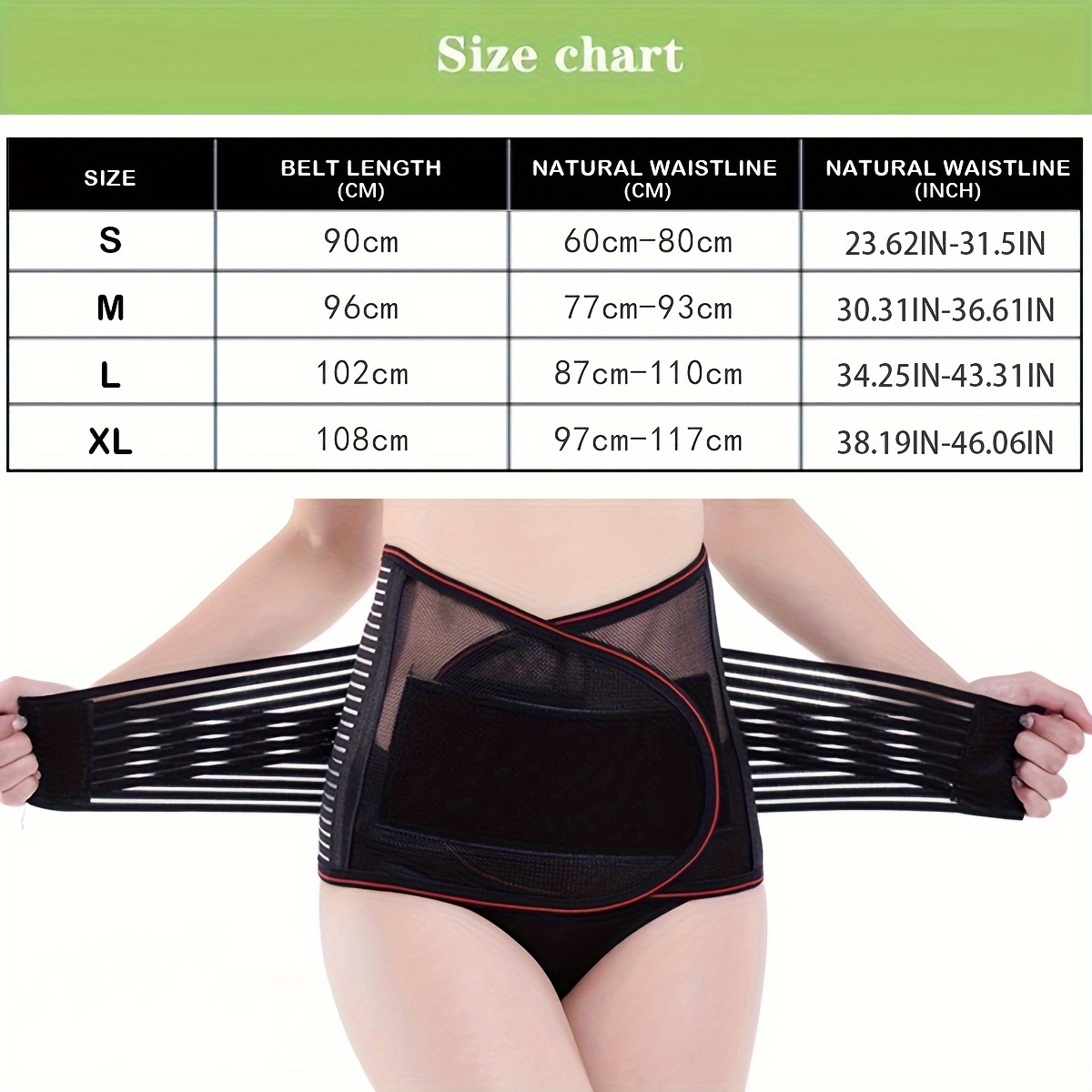 1 Pcs 102cm Adjustable Back Support Belt Back Posture Corrector