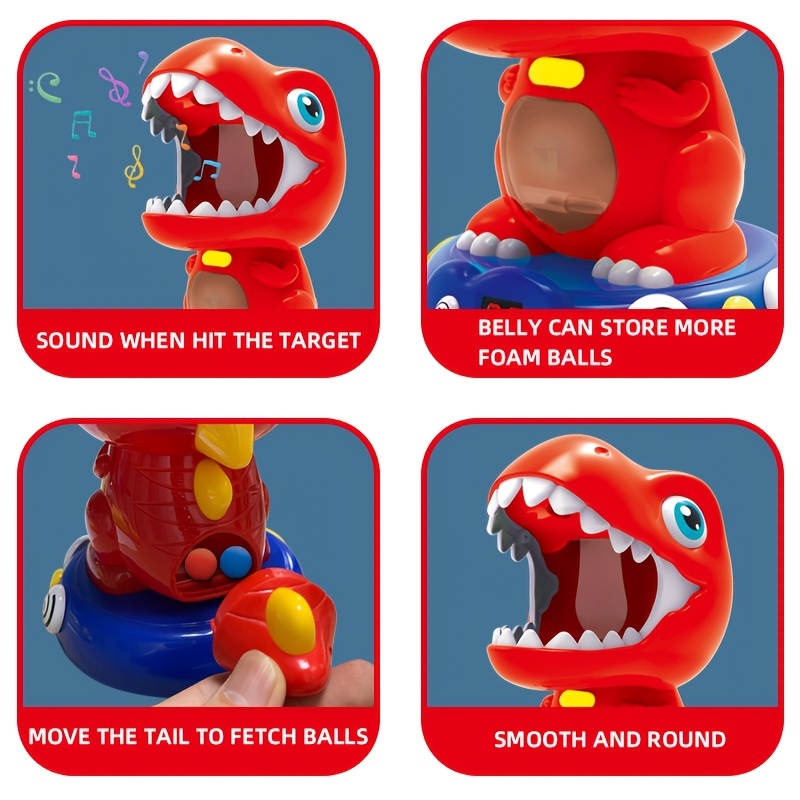 Super Fun Dinosaur Shooting Games For Kids 2 Air Pump Guns - Temu