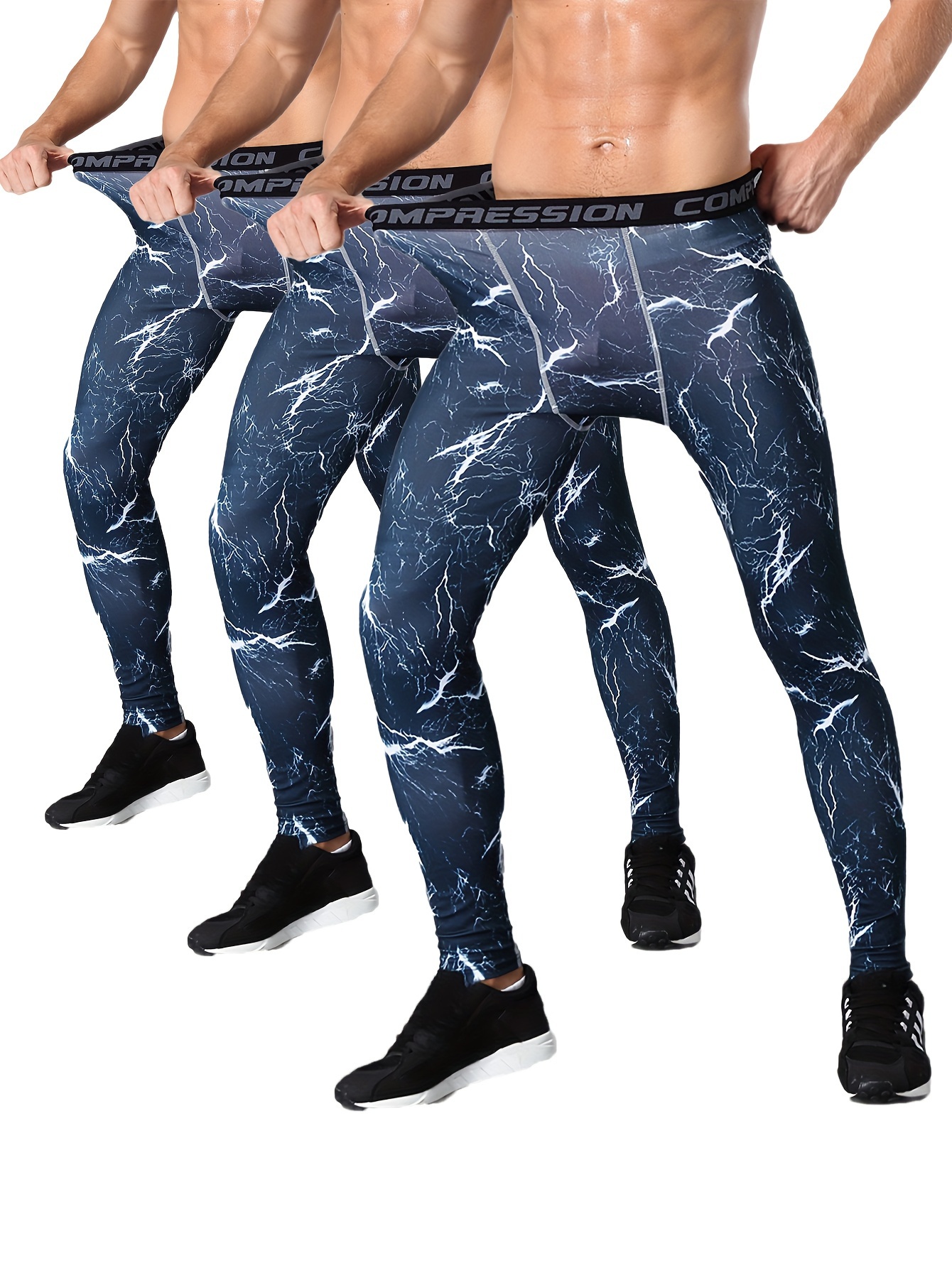 Men's Camouflage Print Compression Body Shaper Pants Quick - Temu