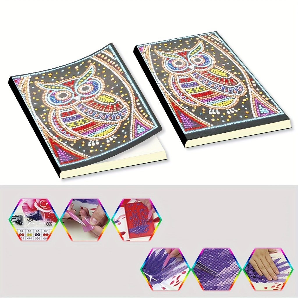 5d Artificial Diamond Painting Notebook Kits Butterfly - Temu