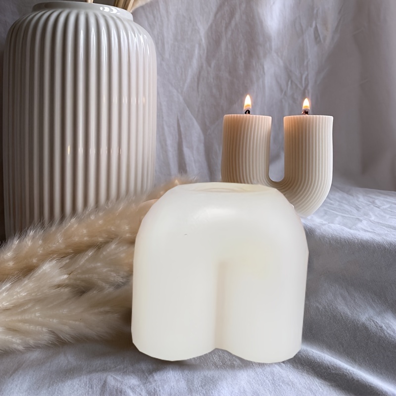 3 Pcs Aesthetic Candle Cool Candles Cute Candles Decorative Candles S  Shaped Arch Shaped U Shaped Candles Trendy Candle Minimalist Geometric  Shaped