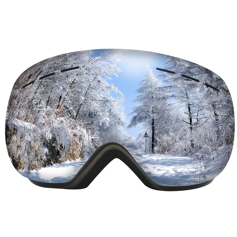 Mujer en gafas de esquí imagen de archivo. Imagen de deporte - 212500073