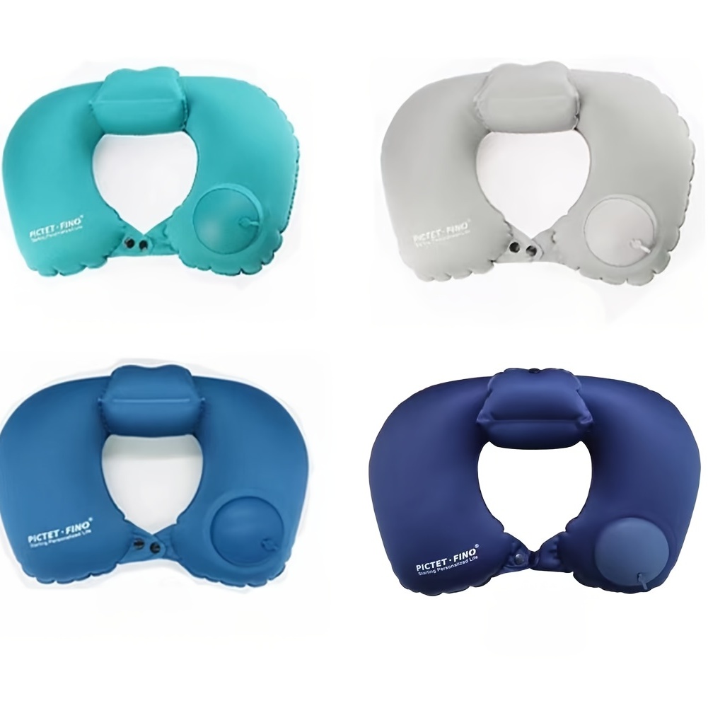 Inflatable Travel Pillow Neck Support for Men Women
