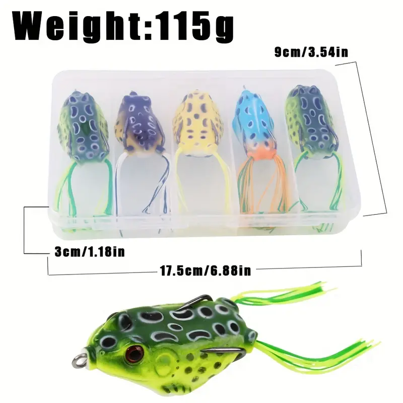 Thunder Frog Fishing Lures: Catch Bass Trout Soft Bait - Temu