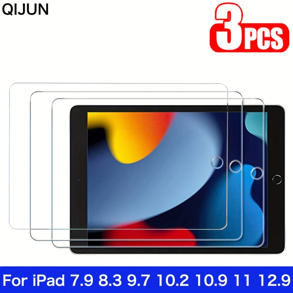 SPARIN Verre Trempé Compatible avec iPad 8 2020, iPad 7 2019 (10,2), Film  Protection Écran iPad 7ème/8ème Génération, iPad Air 3 et iPad Pro 10,5,  [Lot de 3] (Outil D'alignement Facile) (9H Dureté) : : Informatique