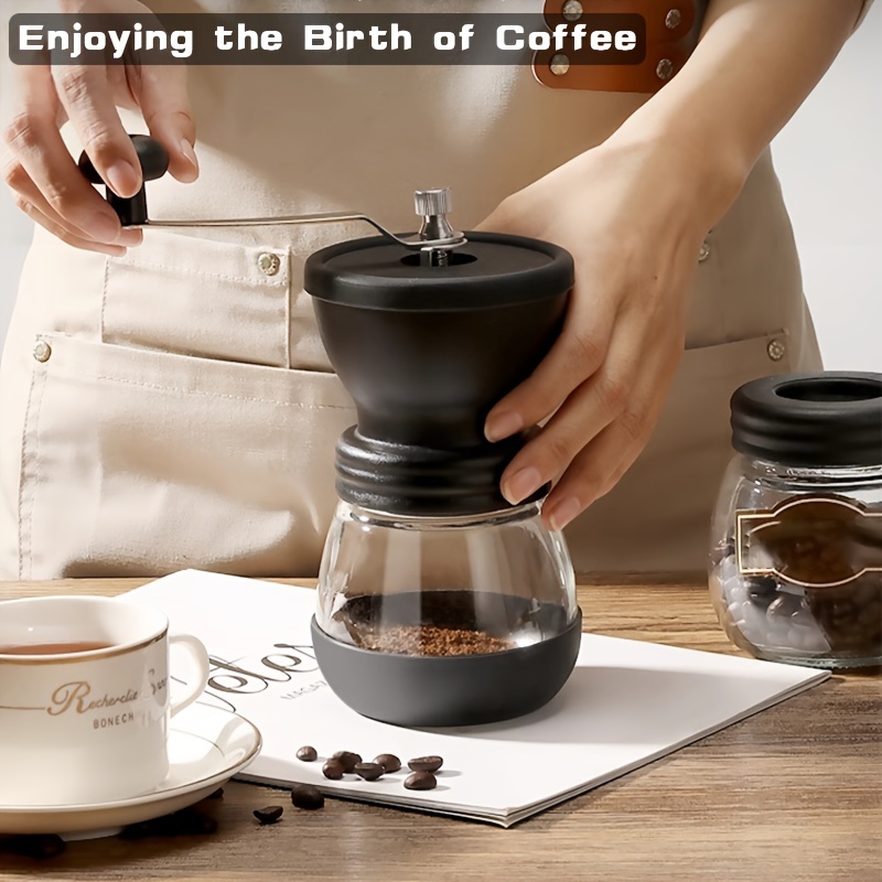 Coffee Bean Grinder, Hand Grinding Coffee Machine, Household Appliance,  Small Manual Grinder, Washable Hand Shake Grinding Bean Machine - Temu