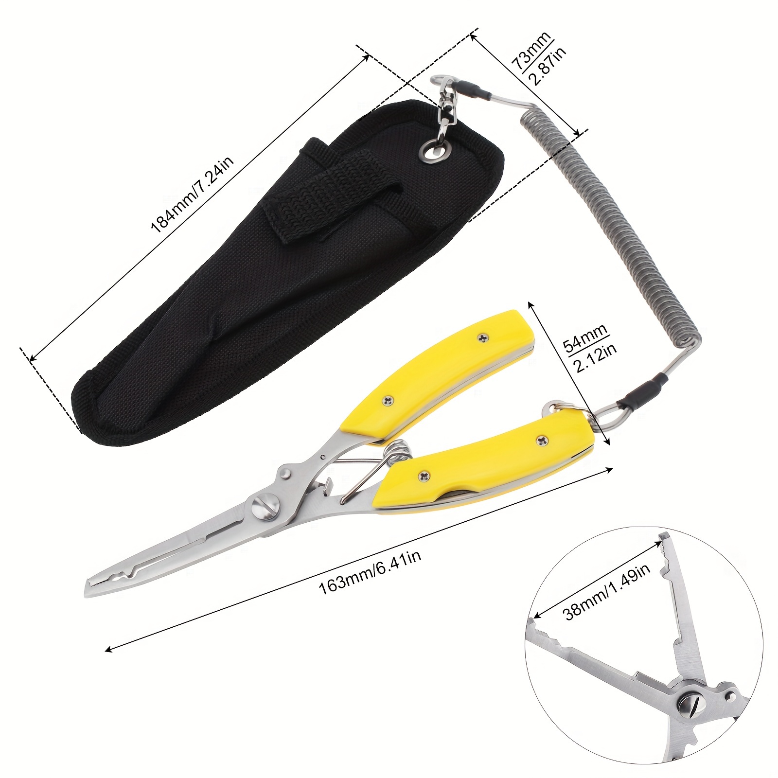 Long Nose Fishing Pliers Ice Fishing Gear Fishing Multitool - Temu Australia