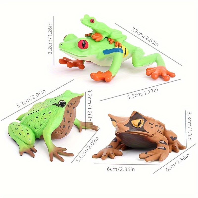 Green Rubber Toys Frog  Frog, Red eyed tree frog, Tree frogs