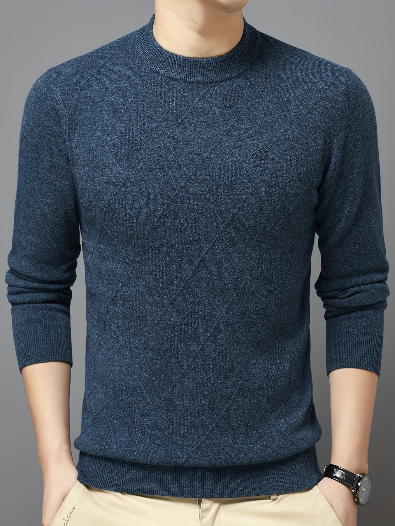 Mens Winter Cotton Sweaters - Temu