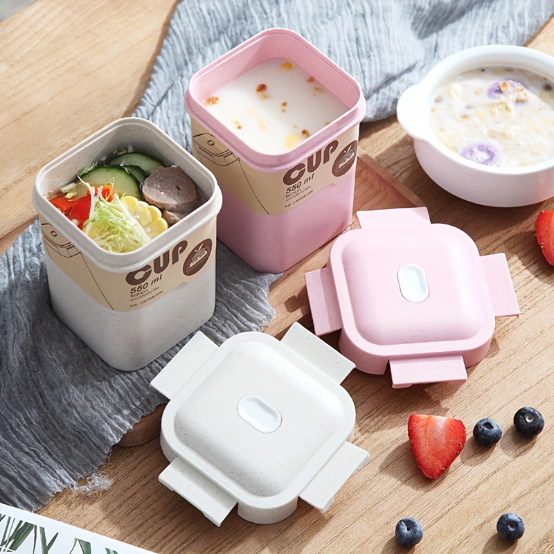 Food Grade Portable Soup Cup With Lid, High Temperature Resistant, Microwave  Oven Leak-proof Breakfast Cup, Creative Mini Food Container, For Back To  School, Class, College, School Supplies, Kitchen Organizers And Storage,  Kitchen