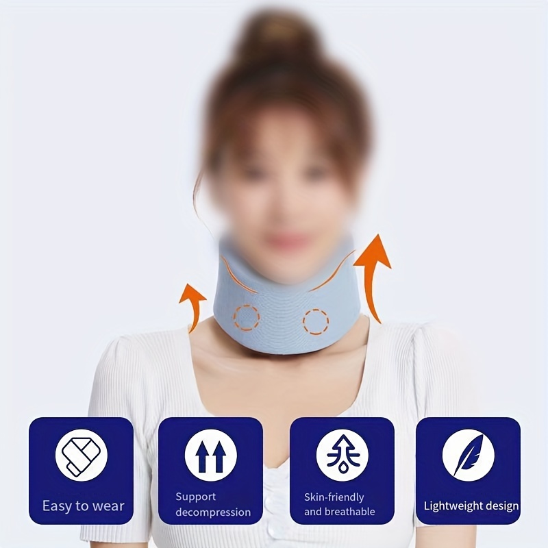 Neck Brace Universal Cervical Collar Adjustable Neck Support - Temu Canada