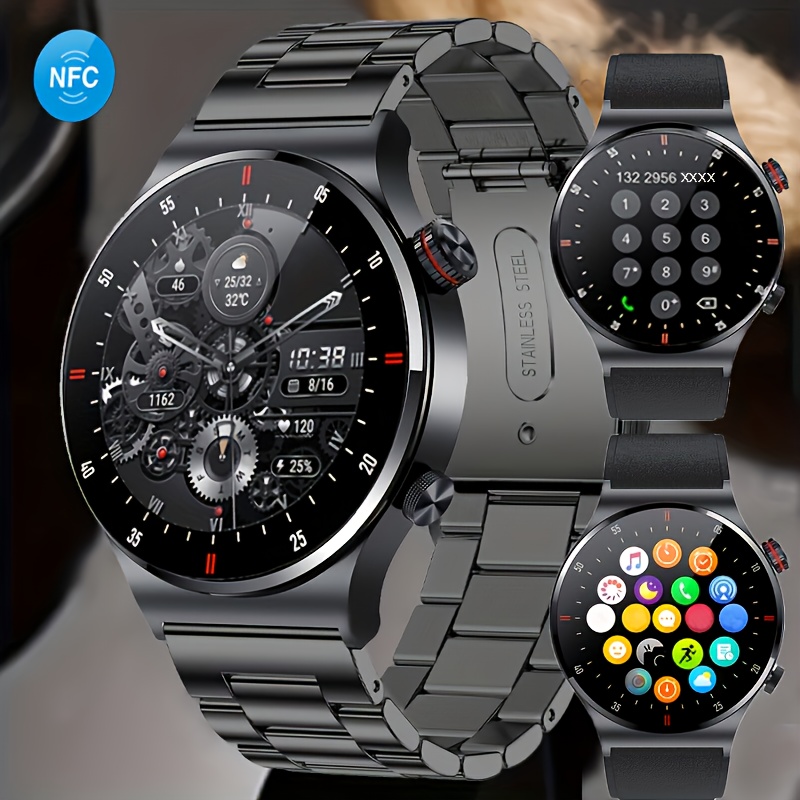 Reloj inteligente militar para hombres, más de 120 modos deportivos de 1.39  pulgadas, pantalla completa, relojes tácticos resistentes para teléfonos