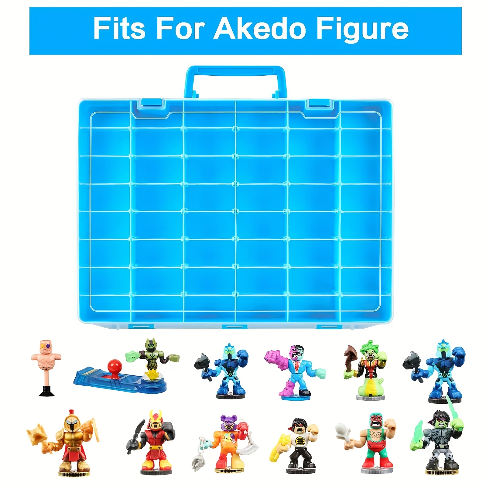 Étui Compatible Avec Le Pack De Démarrage Akedo Ultimate Arcade Warriors,  Rangement De Jouets Pour Contrôleur D'arène De Combat Et Mini Figurines