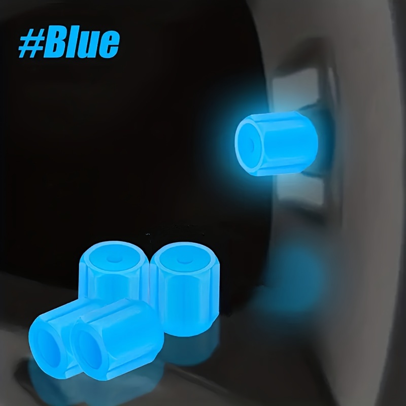 Personality Mix And Match Mini Fluorescent Tire Valve Covers