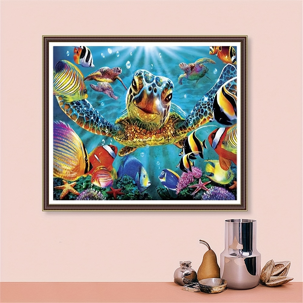 5d Diy Daimond Painting Full fishing Pictures Rhinestones