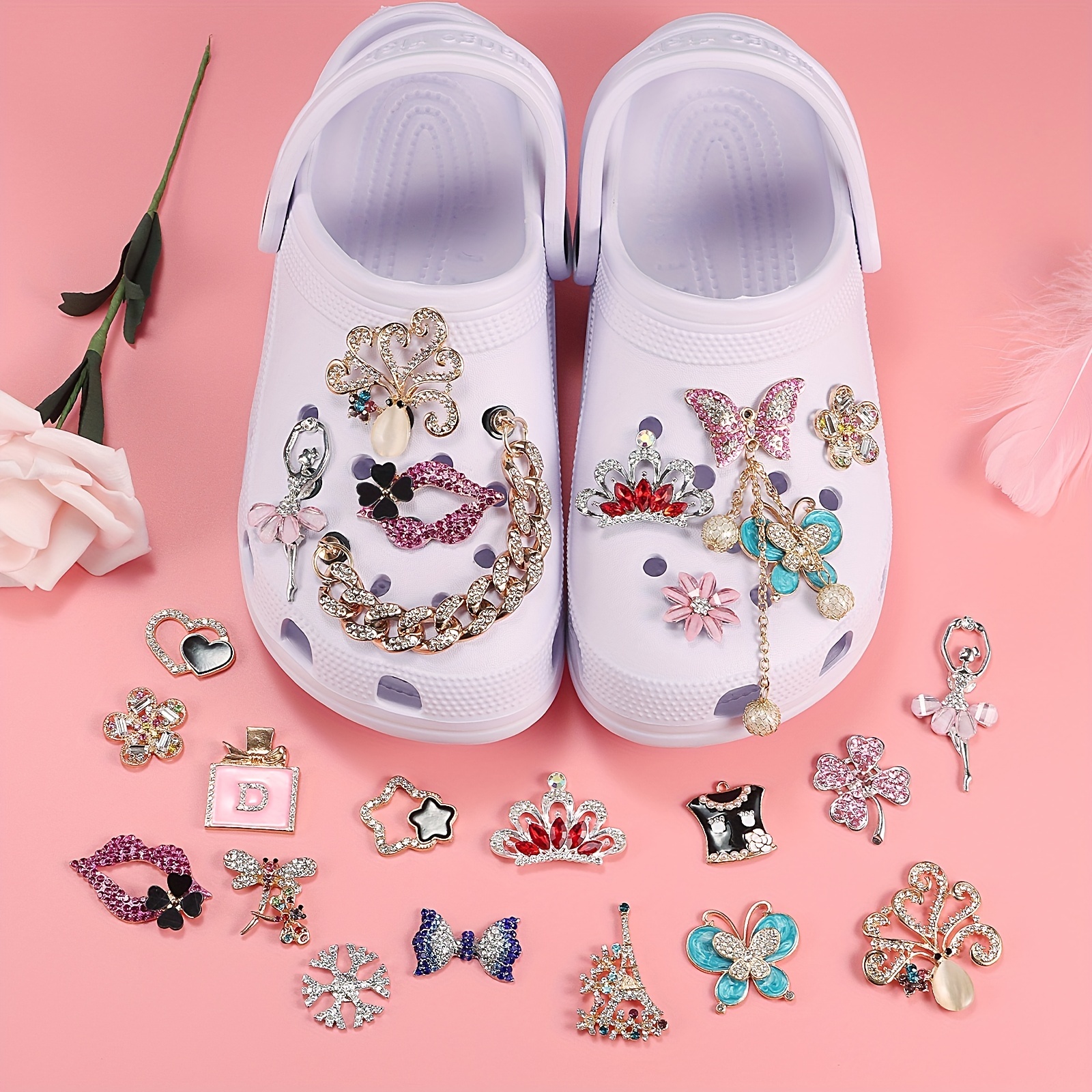 Bling Shoe Charms Charm Buttons Birthday Gifts Designer Charms
