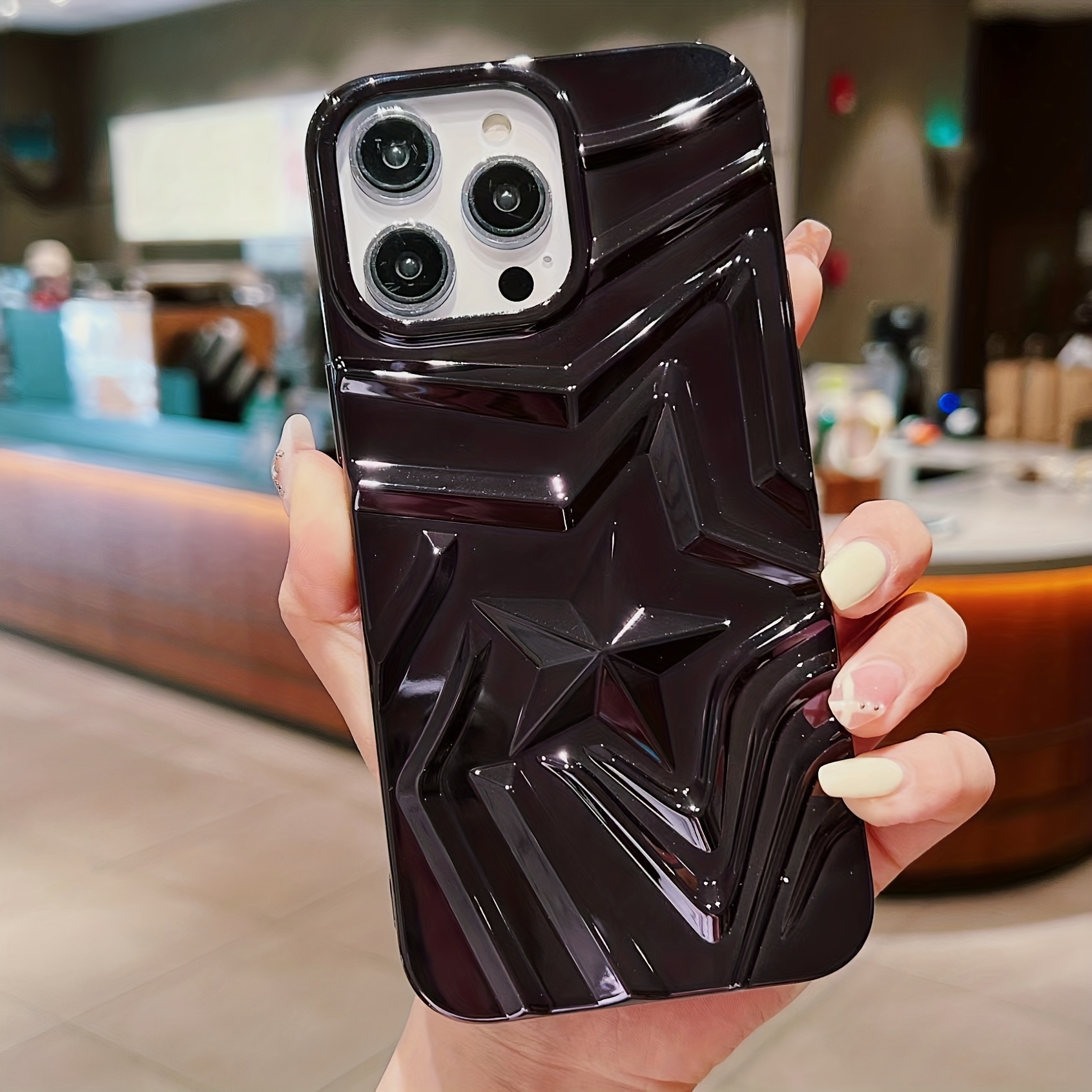 Phone Case With Star Graphic Antifall Full Body Protection Shockproof