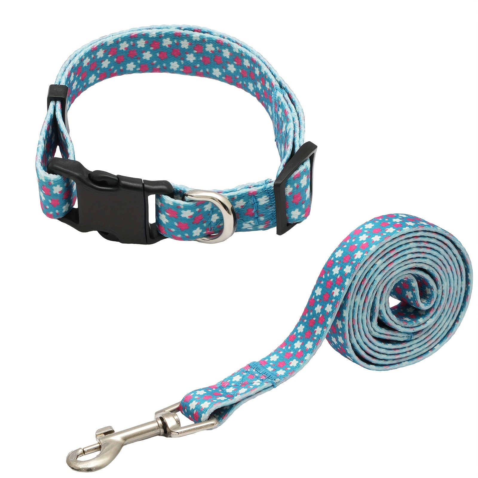 Cute Dog Collar Set for Small Dogs, Adjustable and Lightweight