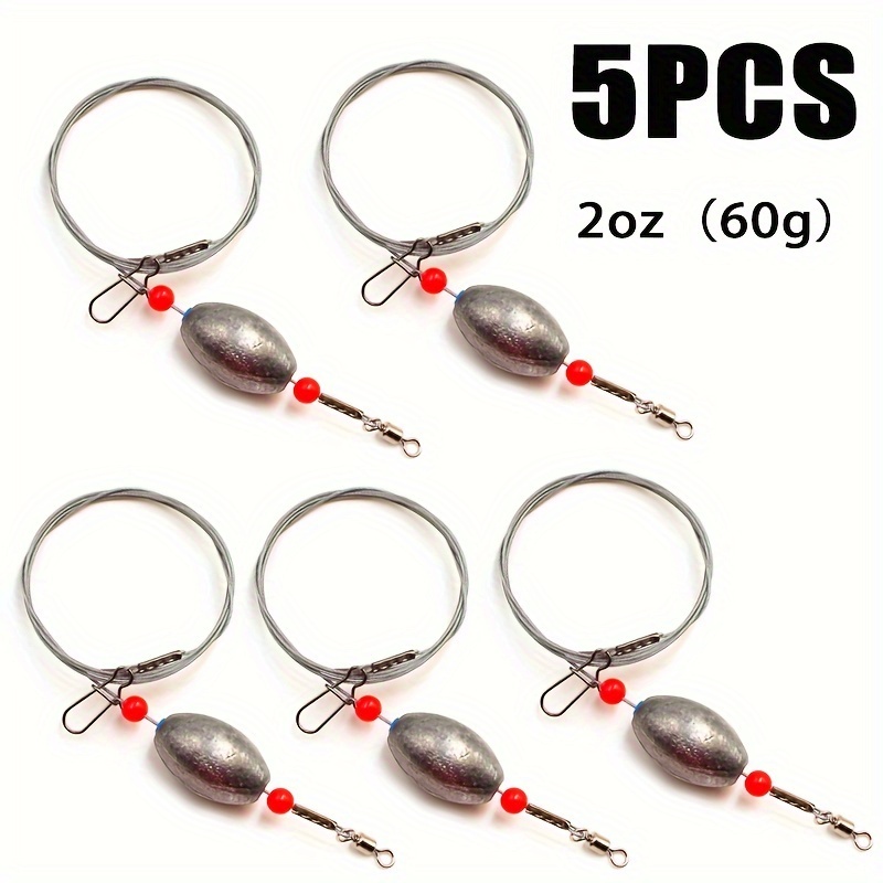 Buy Weighted Grouper Rigs Saltwater Fishing Bottom Rigs with Egg Sinkers Circle  Hooks Snapper Flounder Drum Rigs Online at desertcartKUWAIT
